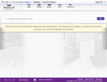 Tablet Screenshot of juiciosorales.morelos.gob.mx